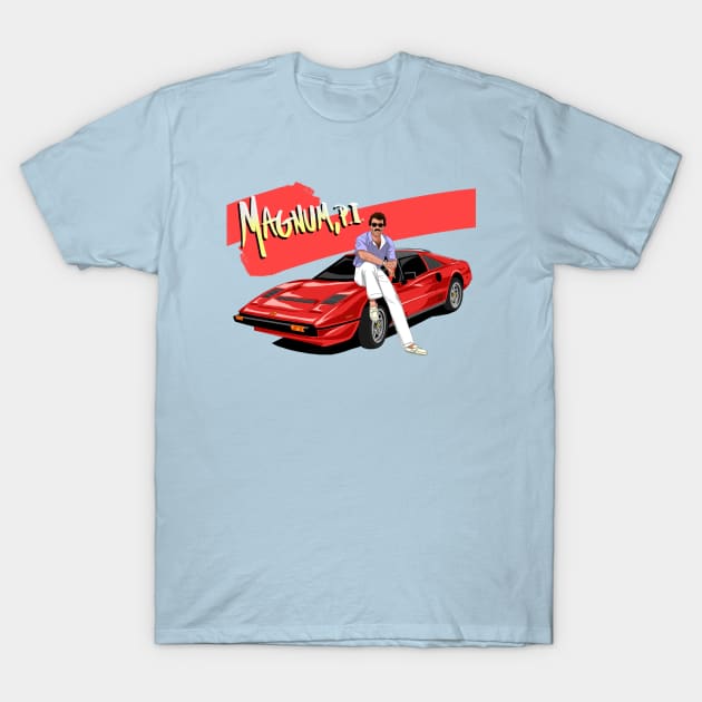 Magnum Ferrari T-Shirt by MostlyMagnum